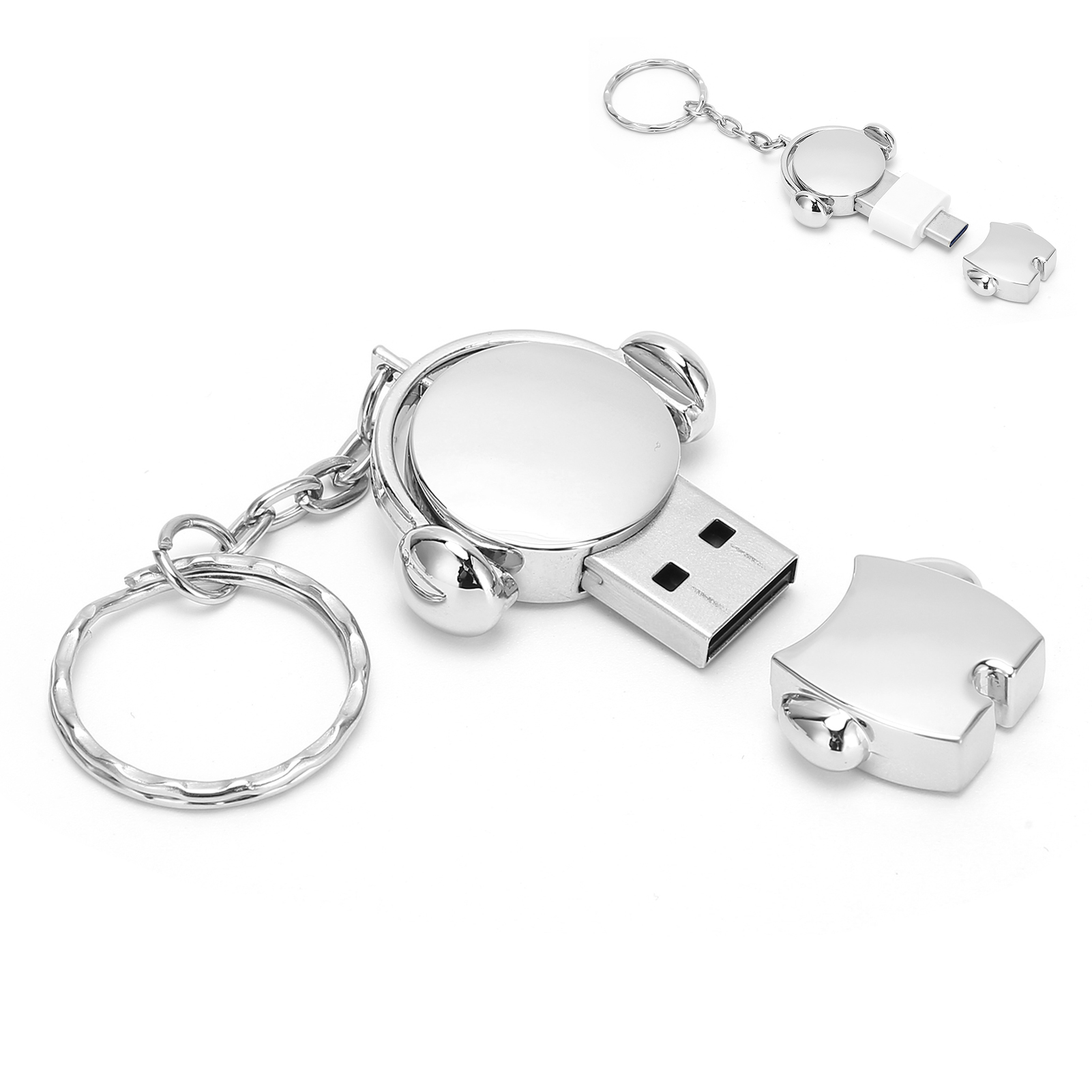 【FUPANG】USB USB2.0 External Storage Memory Stick Laptop Cartoon Moolight Keychain for Backup Files Videos-