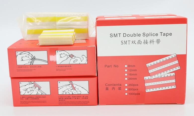 【VisioN Shop】8mm 12mm 16mm 24mm SMT double splice tape Double Rectangular Splice Tape Film Joining Splicing Tape Using Rest Components. 