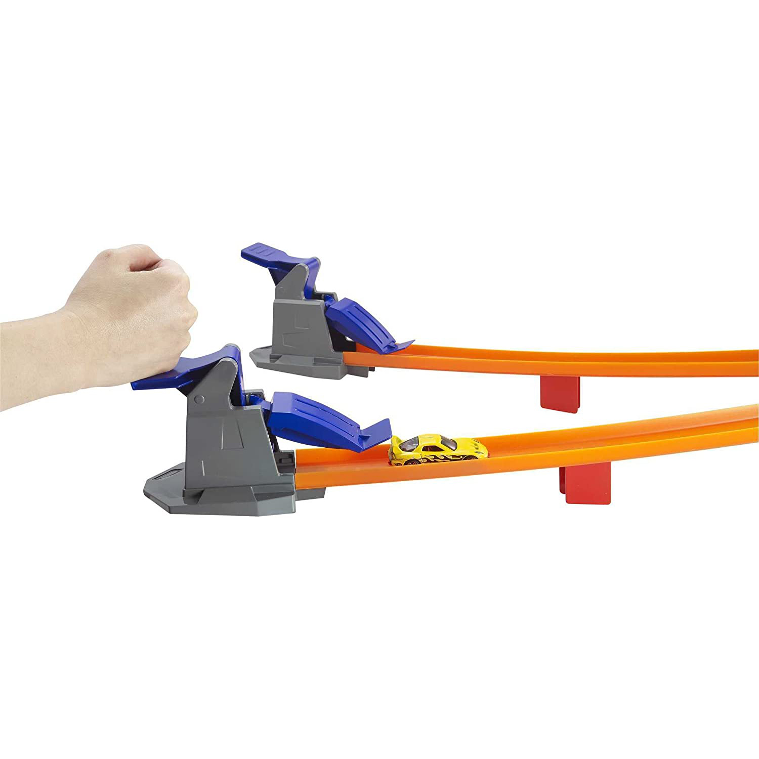 Hot Wheels Super Speed Blastway Track Set with 1 Car  Dual-Track Racing Connect to Other Sets for Kids -CDL49. 