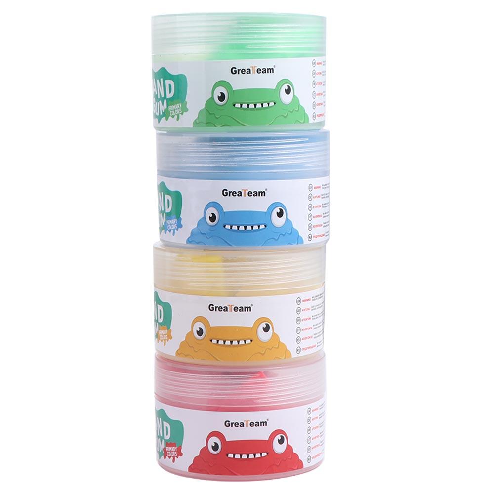 Soft Clay Hand Putty Squiz Toys Soft Stretchy Non-Sticky Finger Training Putty 4pcs/set Therapy Putty Set Developmental Toys. 