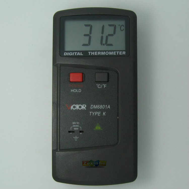 VICTOR DM6801A Digital Thermometer Handheld. 