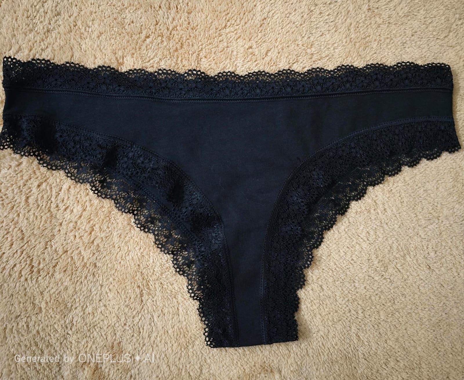 2 Pcs Elegant Floral Lace Trim Cotton Blend Panties for Girls - Comfort Fit Sleepwear