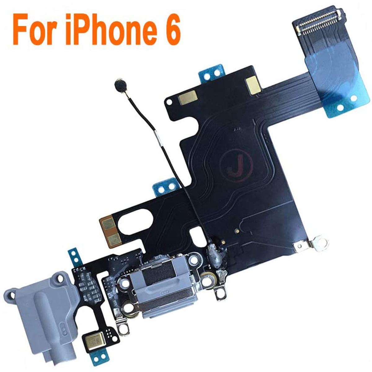 Charging Logic Port Dock Connector Flex Cable Microphone Audio Jack for iPhone 6