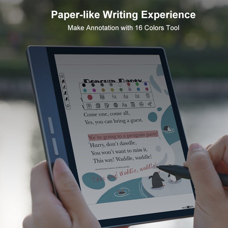 Bigme B751C 7-inch color eink screen e-book reader electronic paper book reading e Ink ebook ereader tablet. 