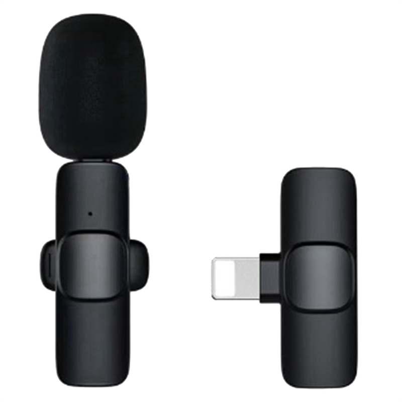 Wireless Lavalier Microphone Portable Audio Video Recording Mini Microphone Fit For Live Gaming Mobile Phone Microphone B