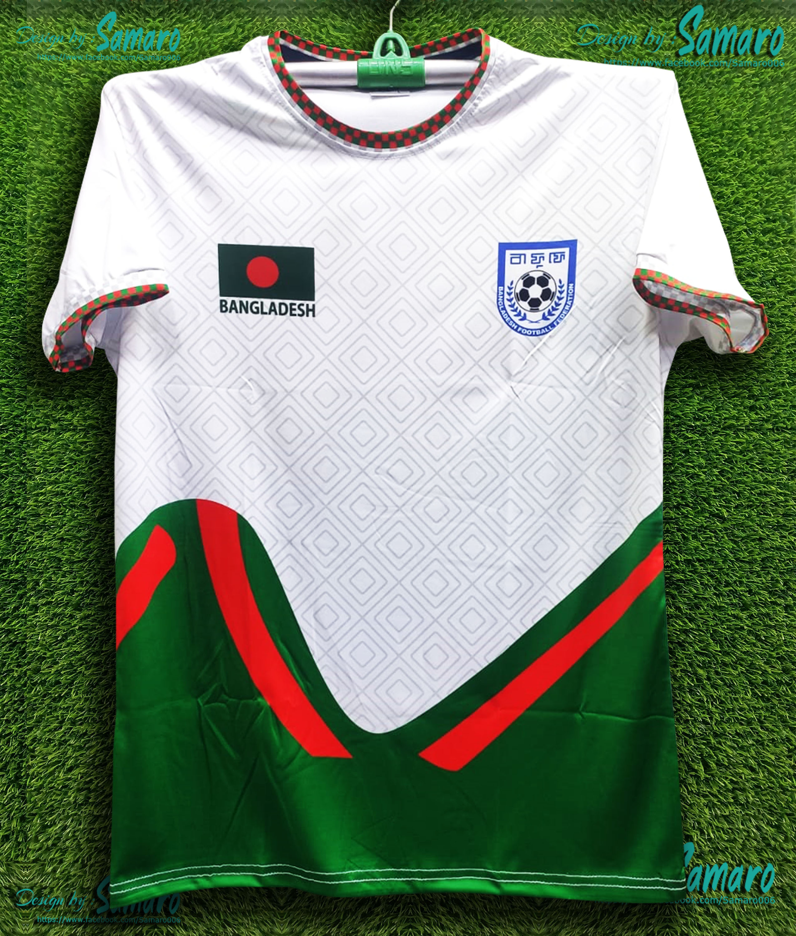 Bangladesh Football Jersey Short Sleeve Jersey: Buy Online At Best ...