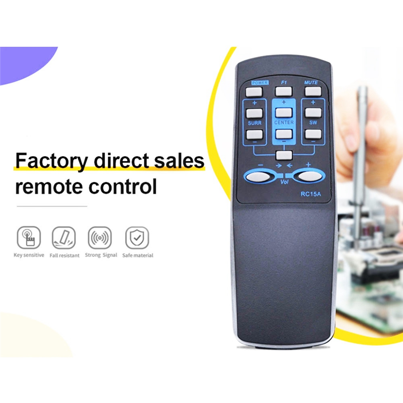 2X Remote Control Suitable for Sound Speaker System R501T04/S5.1M RC15A/RC16 R501T RC16 RC15T. 