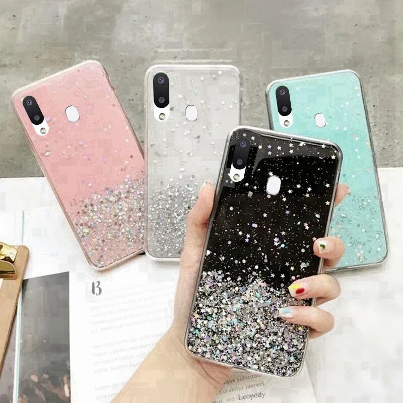 Twinkle Bling Glitter Phone Case For samsung galaxy A20E A20 E A202F A202F A202K A202FDS Full Cover For samsung A 20E Back cover