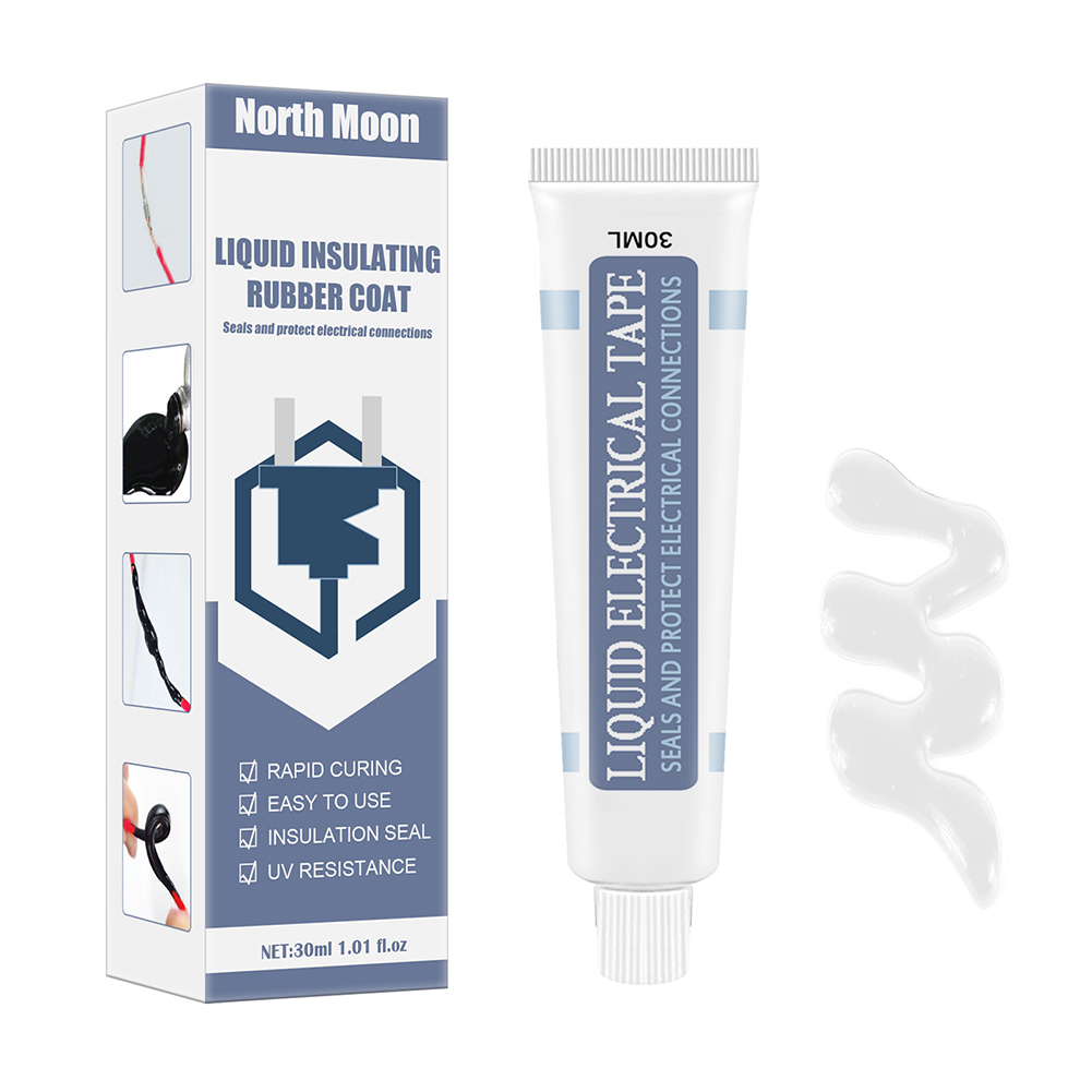 30ML Liquid Insulation Glue Anti UV Insulation Tape Fast Dry Electrical Insulation Tape Multifunctional for Sealing Connecting