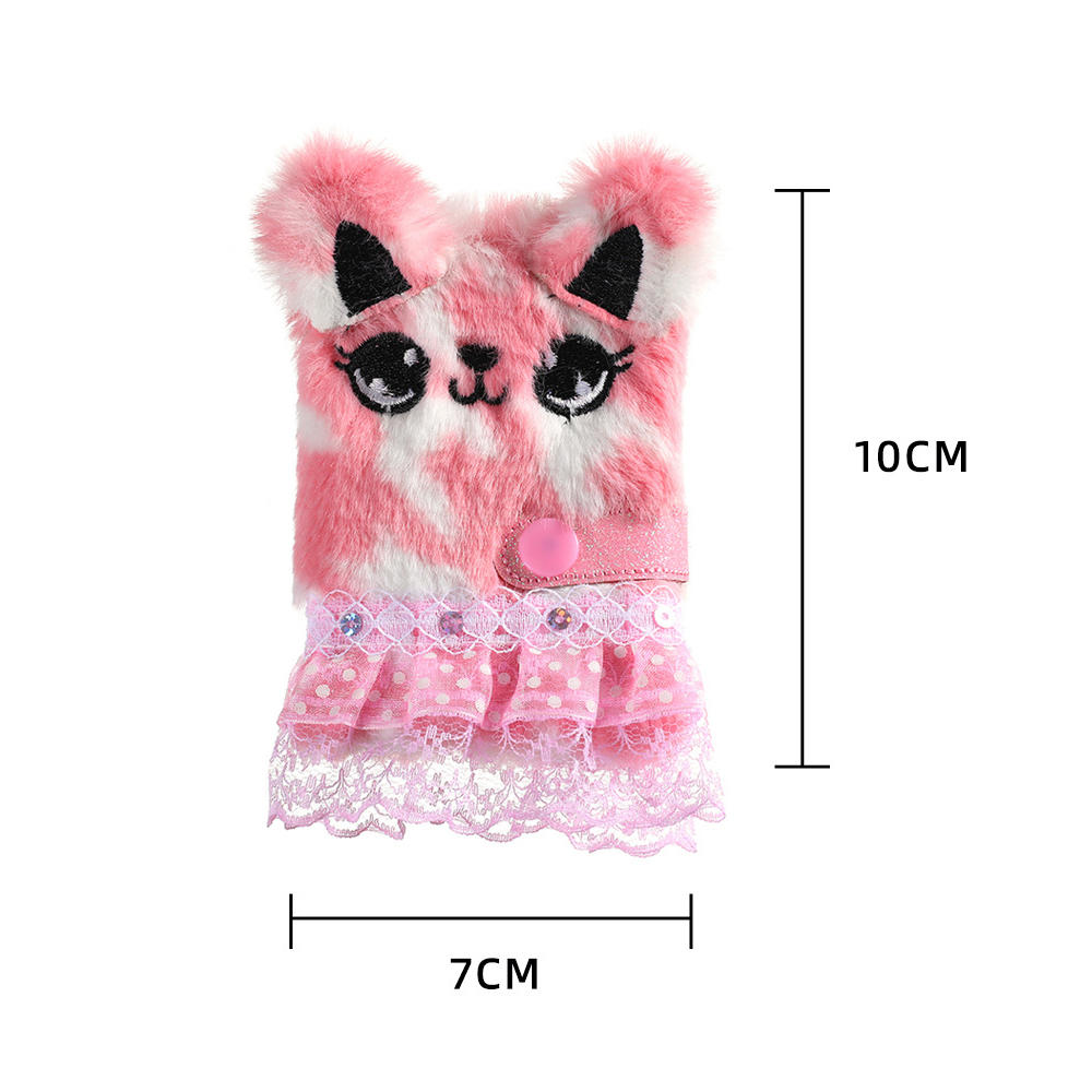 Plush Notebook Cartoon   Notebook Princess Hand Ledger Cute   Notebook Kawaii Pendant Notebook. 