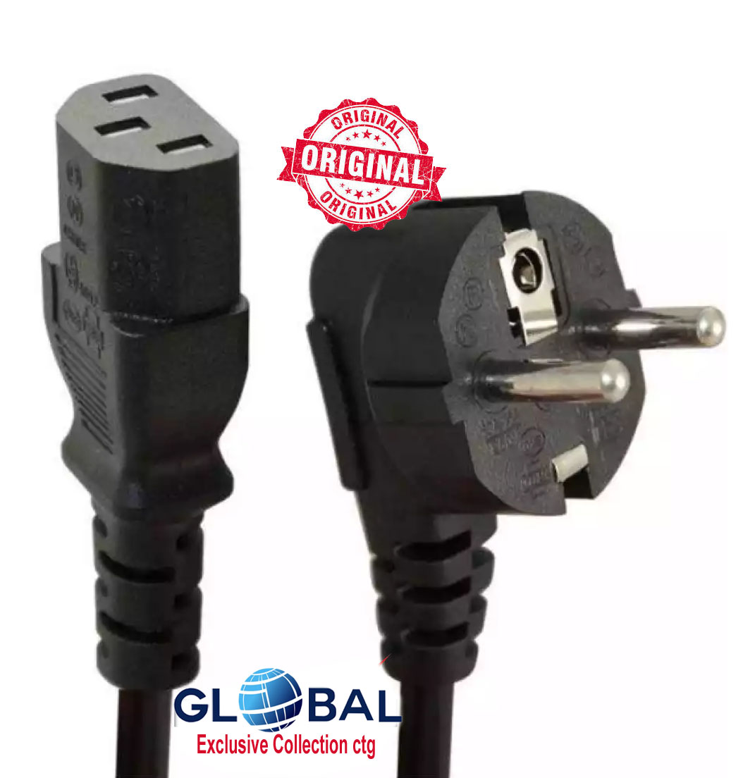 2 Pin Plug Ac Power Cord Heavy duty for multipurpose use. 3 feet long , Appliance Power Cable cord EU Standard 3 Prongs
