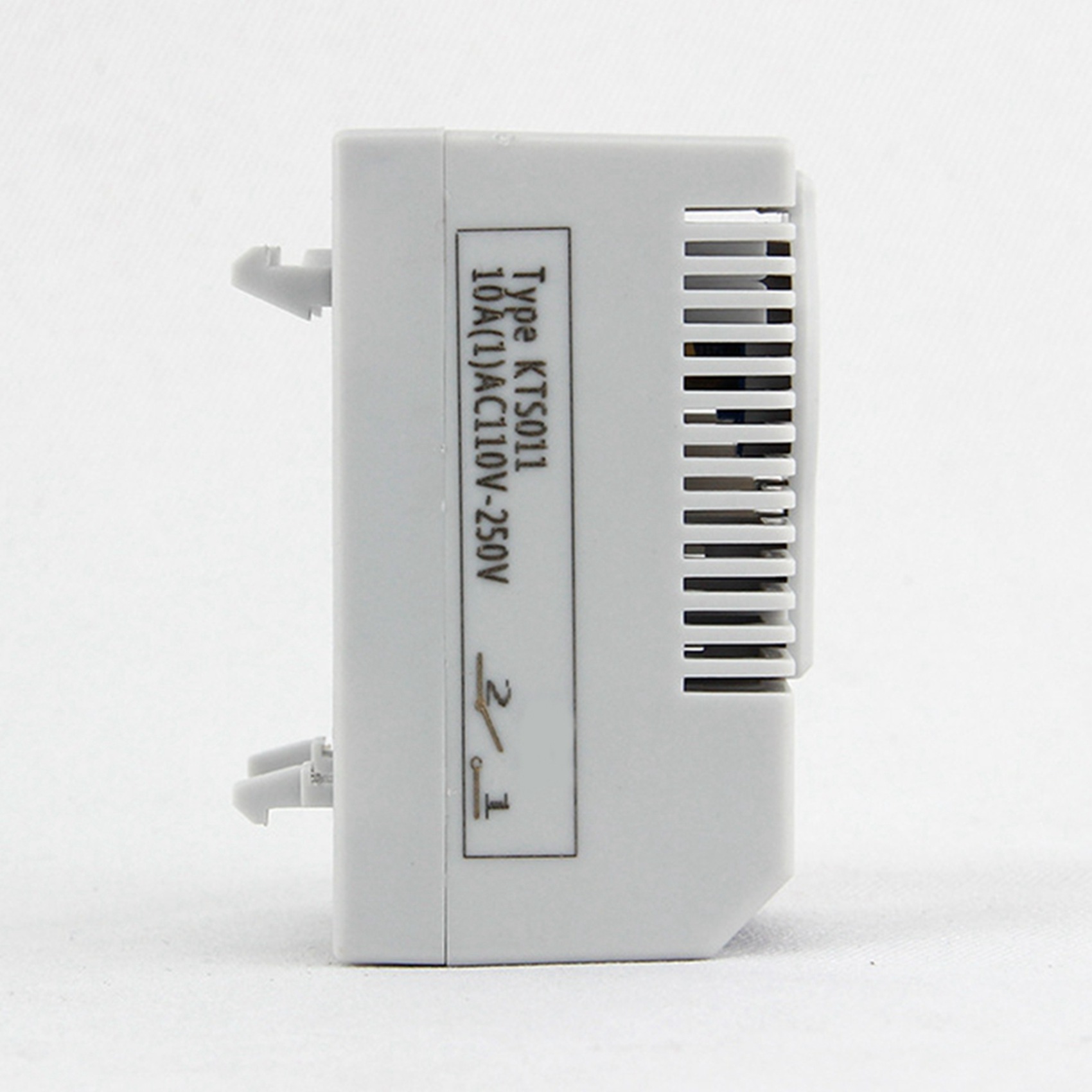 2X KTS011 NO Normally Open Adjustable Mechanical Temperature Controller Cabinet Thermostat Din Rail, for Cooling. 