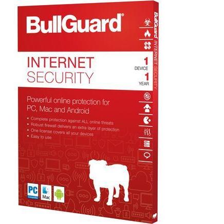 Antivirus for BullGuard 1 User Internet Security - 1 Year