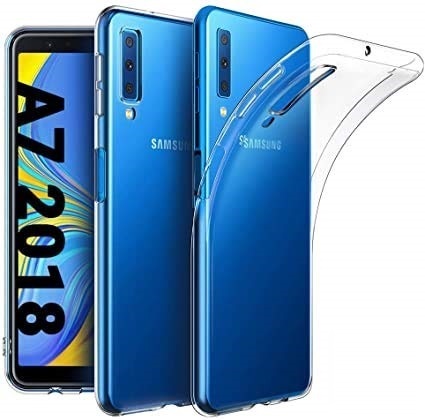 Samsung Galaxy A7 2018 Transparent  Soft Flexible Clear TPU Back Case Cover