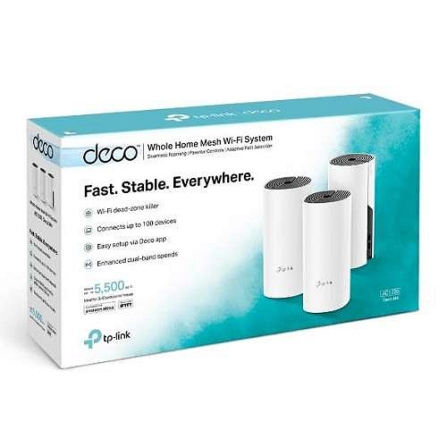 Router TP-Link Deco M4 Whole Home Mesh Router(3 Pack) (Warranty: 02 Years, Service waranty: 05 Years). 