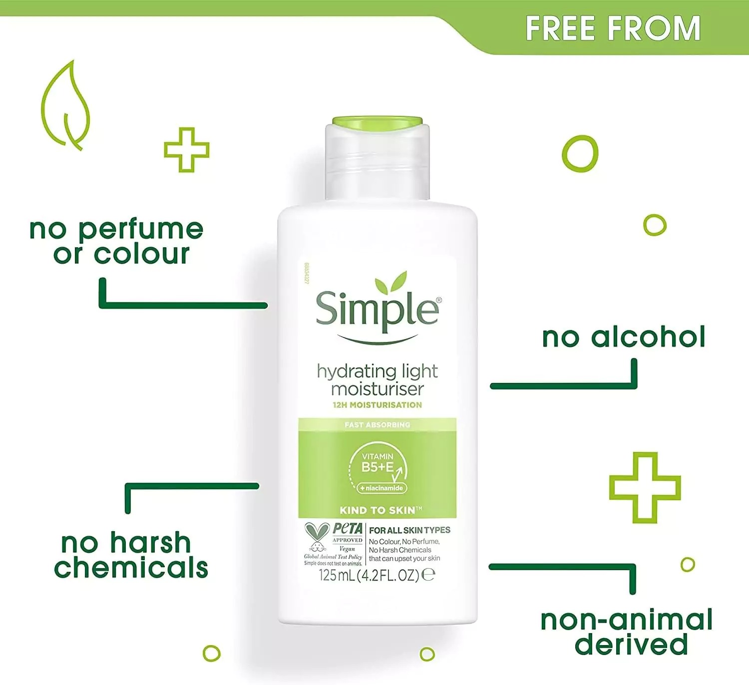 Simple Replenishing Light Moisturiser - 125ML. 