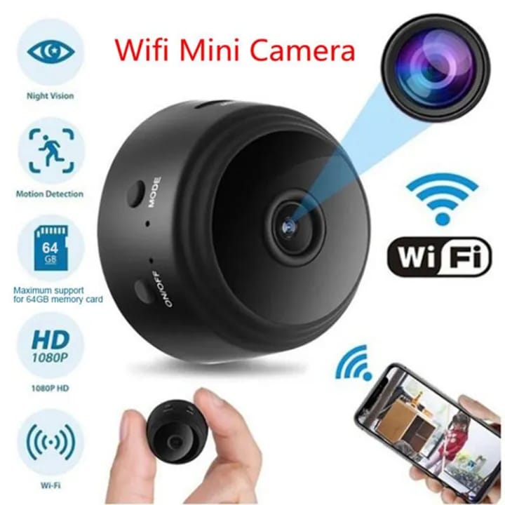 A9 Mini Spy Camera, 1080P HD Mini WiFi  Spy Camera for Mobile Viewing, Indoor Micro Long Life Surveillance Cameras, Outdoor/Indoor Camera with Recording. 