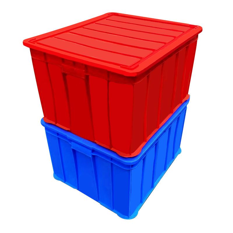 Non-Airtight Crate Storage Box with Lid Plastic Case Turnover Box Plastic Box Water Tank Storage Box. 
