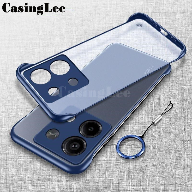 For Redmi Note 13 Pro Plus case Ultra Thin Frameless Case Matte Heat Ring Cover For Redmi Note 13Pro + Back Cover Phone cases. 