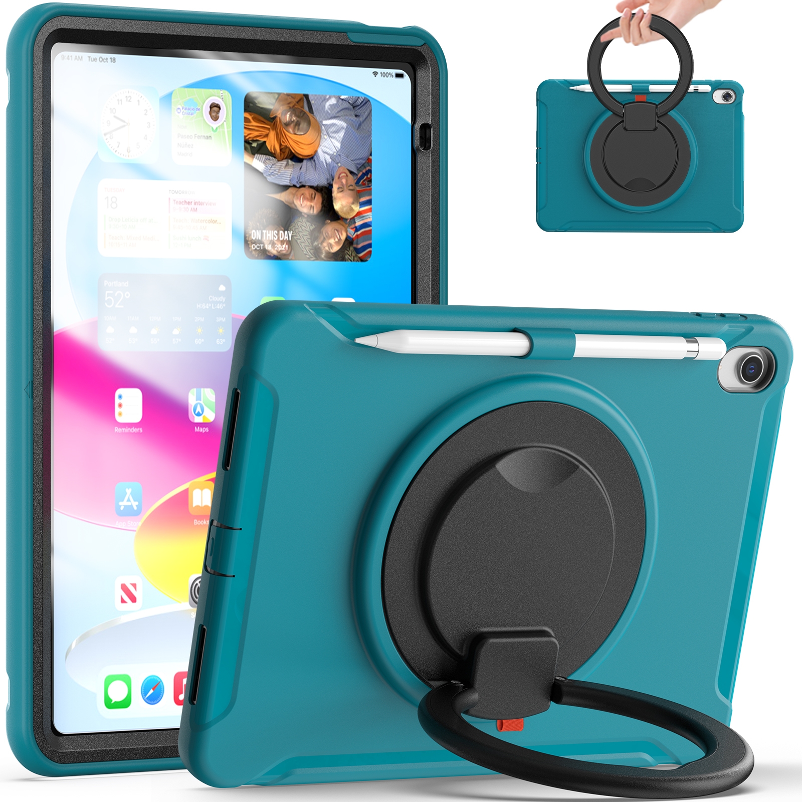 For iPad 10th Gen 10.9 2022 Shockproof TPU + PC Protective Case