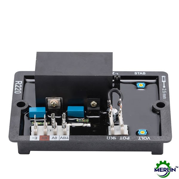 R220 AVR Automatic Voltage Regulator FOR ALTERNATORS WITH SHUNT EXCITATION. 
