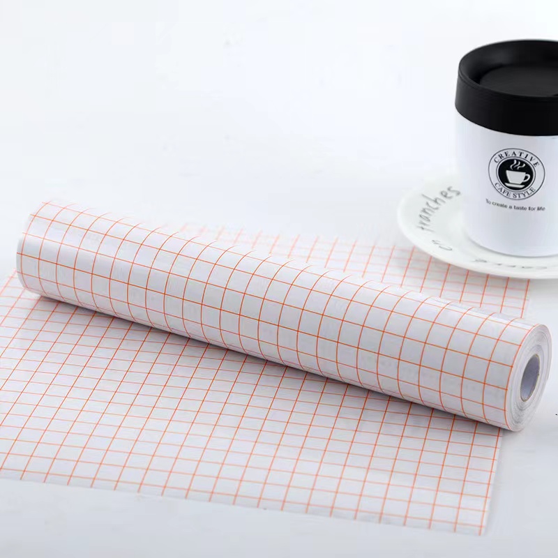 30.5cmx150cm Clear Vinyl Application Tape 2 Color Alignment Grid for Car Wall Craft Art Decal Transfer Paper Tape Adhesive DIY