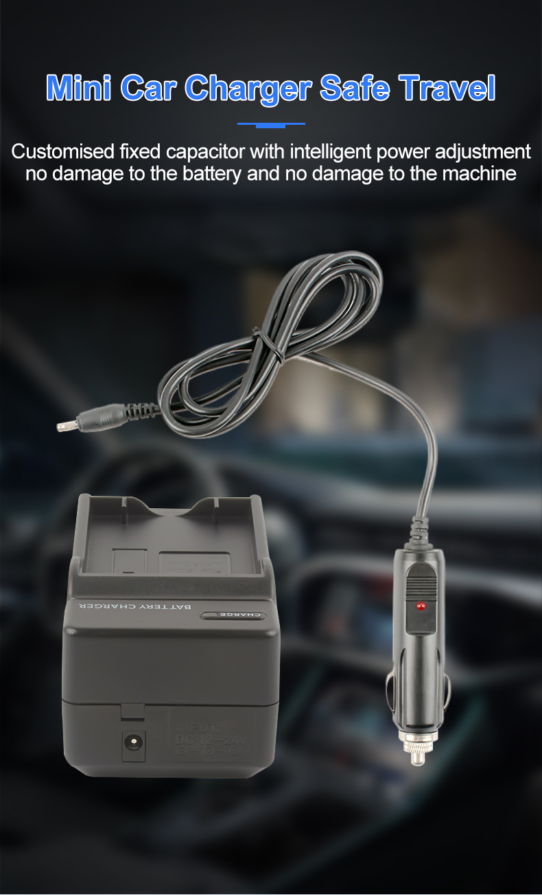 BTBAI NP-FC10 Battery Charger USB Dual For Np-fc11 DSC-F77 FX77