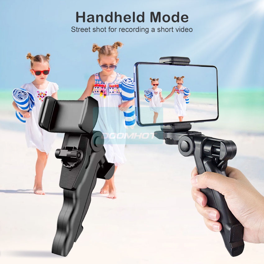 Flexible Portable & 360° Rotatable Hnad Tripod Vlogging tripod for universal all Smartphone, GoPro, Dslr Camera - Tripod Stand. 