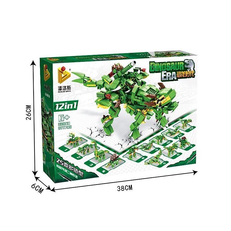 Dinosaur Building Toys for 12 in 1 Building Blocks Sets for Kids Compatible with Lego - Educational Toys Gifts. 