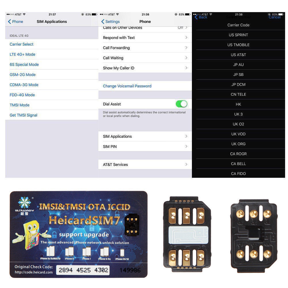 Perfect Unlock Turbo SIM Card Nano-SIM for iPhone XR XS Max iOS 12. 