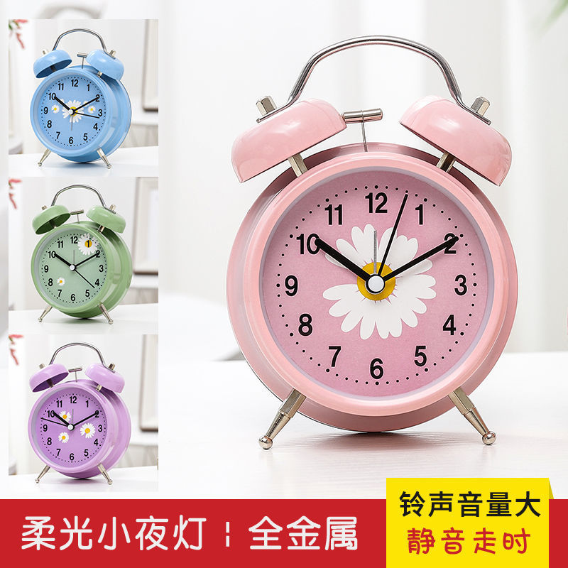 Alarm clock, student alarm clock, wake up, boy lazy bedroom, glow-in-the-dark student table, cross-border amazon, one piece dropshipping. 