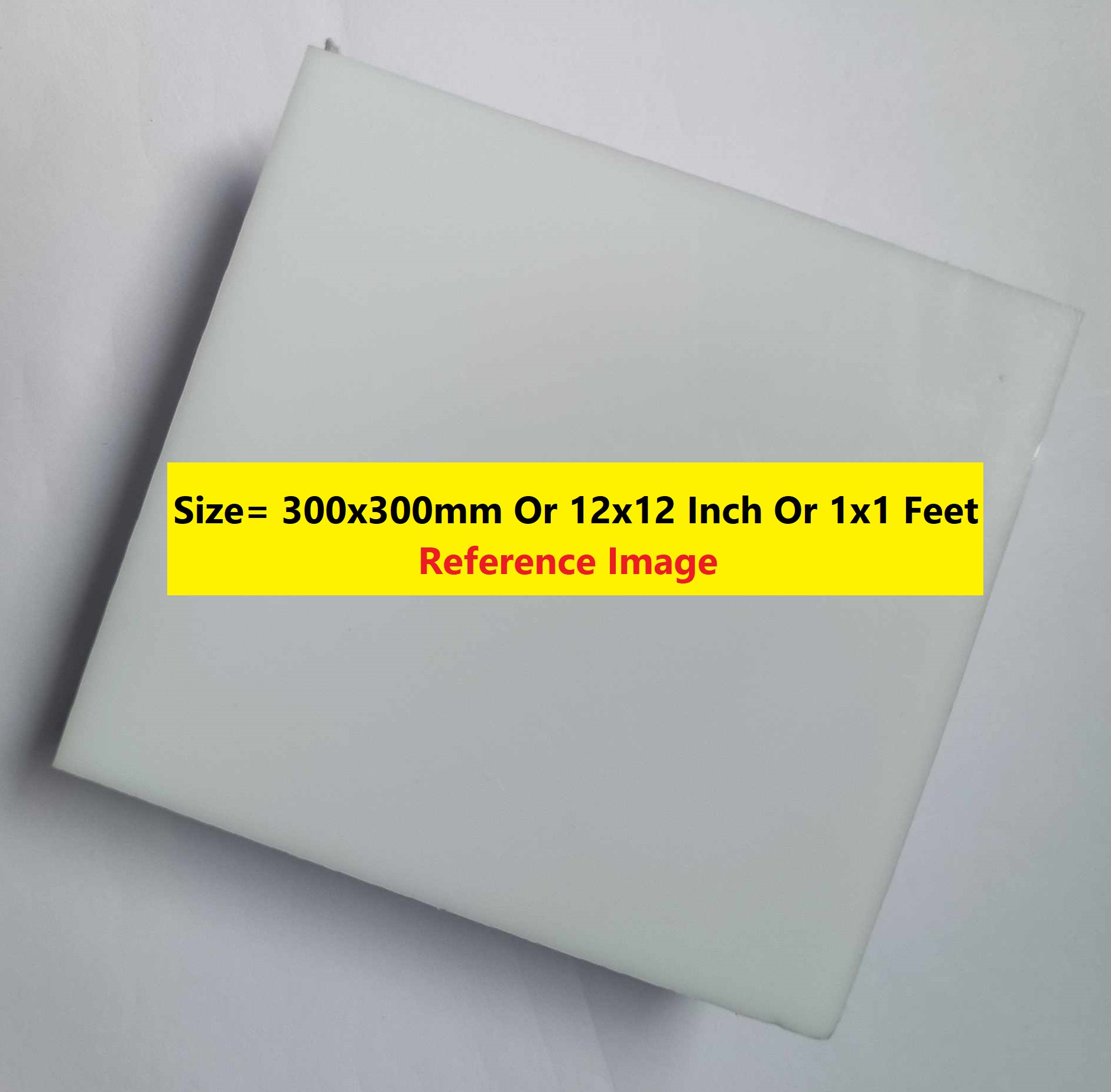 WHITE 2mm Acrylic Sheet 2mm White Plastic Sheet 2mm Thick Acrylic Sheets Cutting Size 300x300mm Or 12×12 Inch Or 1×1 Feet 12 Inch Acrylic Sheet White Perspex Acrylic Sheet 2mm White Acrylic Plexiglass