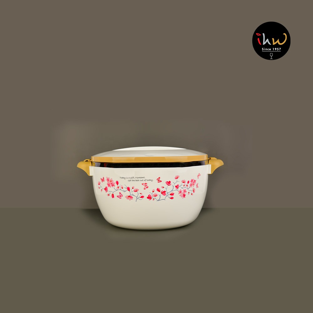 Hot Pot W/Lock 6000 Ml Flower Design PB622F