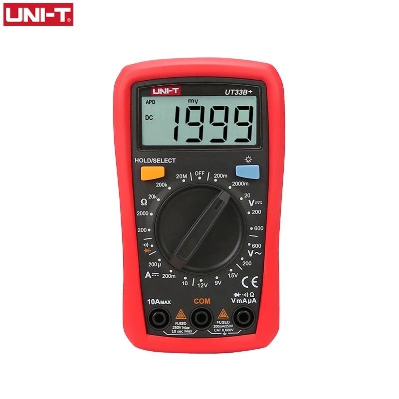 UNI-T UT33B+ Digital Multimeter Current AC DC Voltage Resistance Diode Battery Tester LCD Backlight - Kings Trading. 