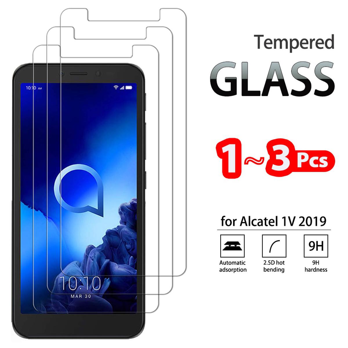 【VisioN Shop】Order message mobile model  1-3 Pcs Full Tempered Glass For Alcatel 1C 1X 3L 3X 3C 2019 for Alcatel 1B 1S 1A 1V 3X 2020 Screen Protector tempered