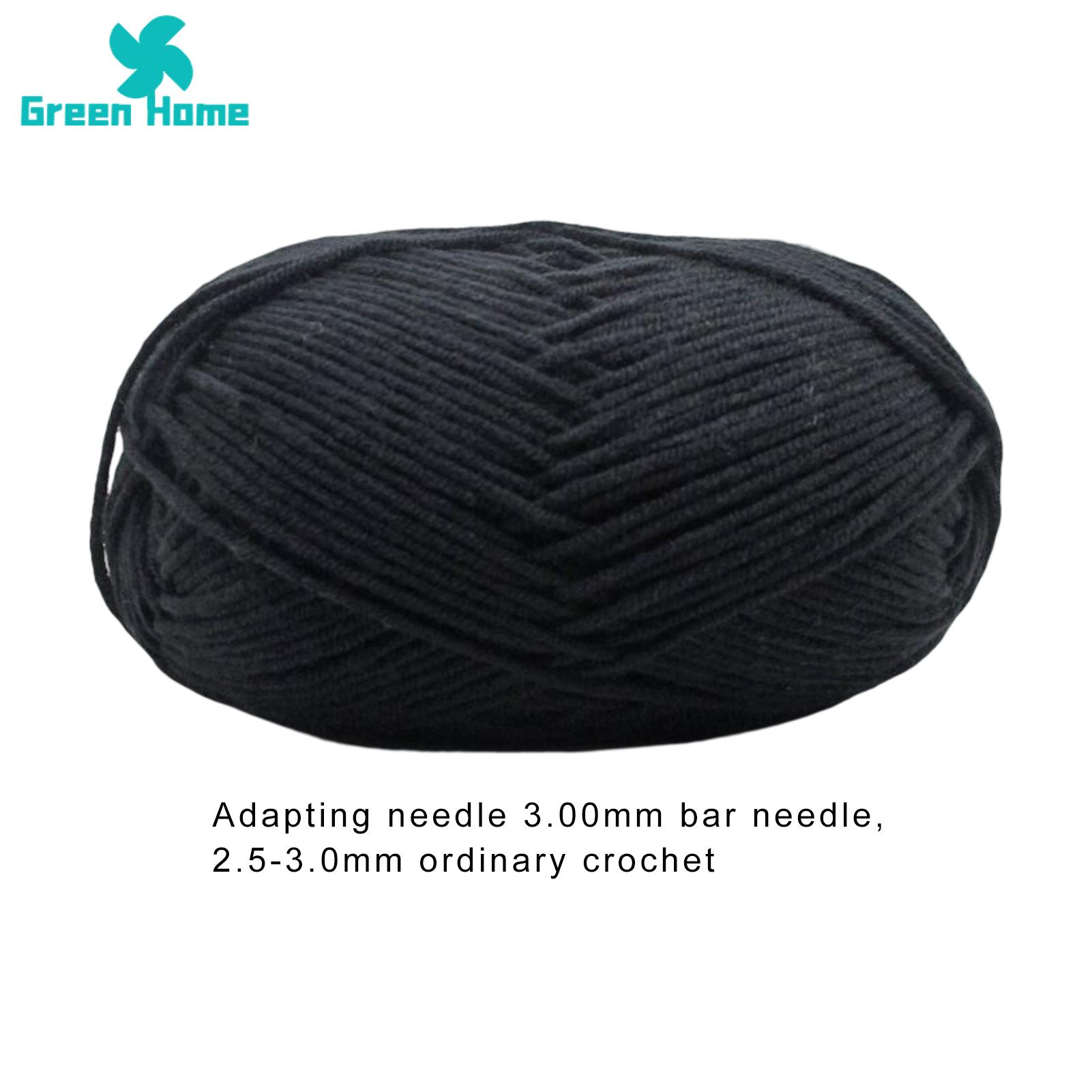 Green Home Knitting Wool Professional 4Ply Milk Cotton Thickness Line Crochet Yarn. 