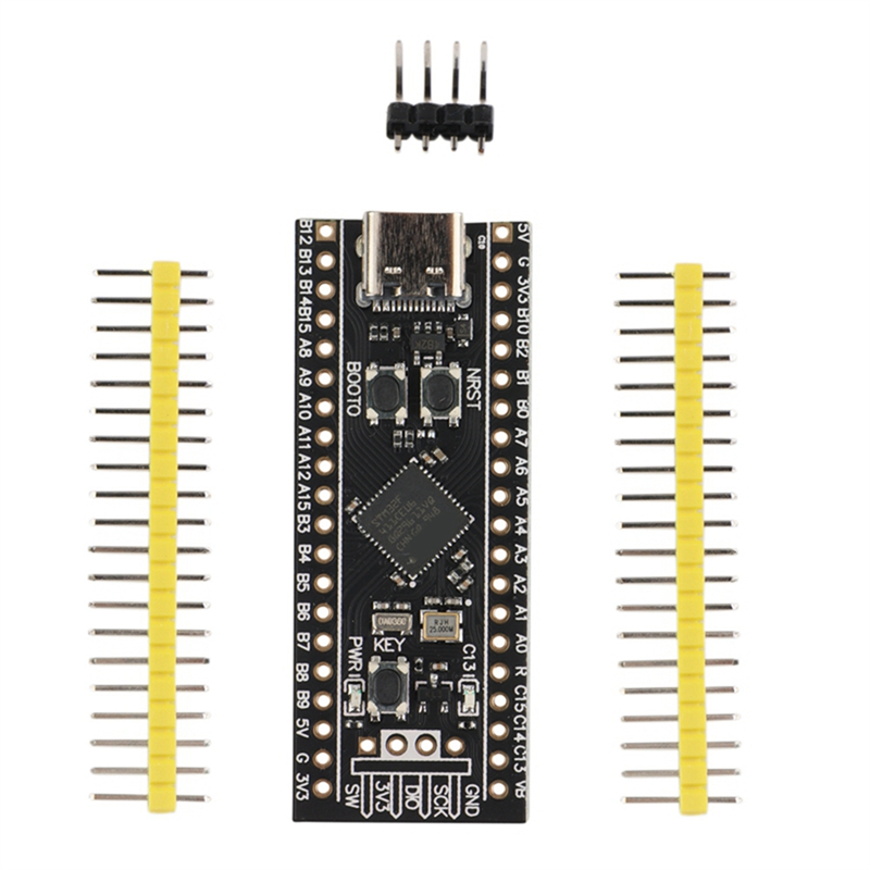 2Pcs STM32F411 Development Board, STM32F411CEU6 STM32F4 Learning Board, Support for Programming. 