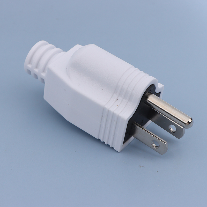 US American 3 Pin 5-15P AC Electrical Power Male Plug Adaptor Adapter Wire Rewireable Extension Cord Connector Demoo
