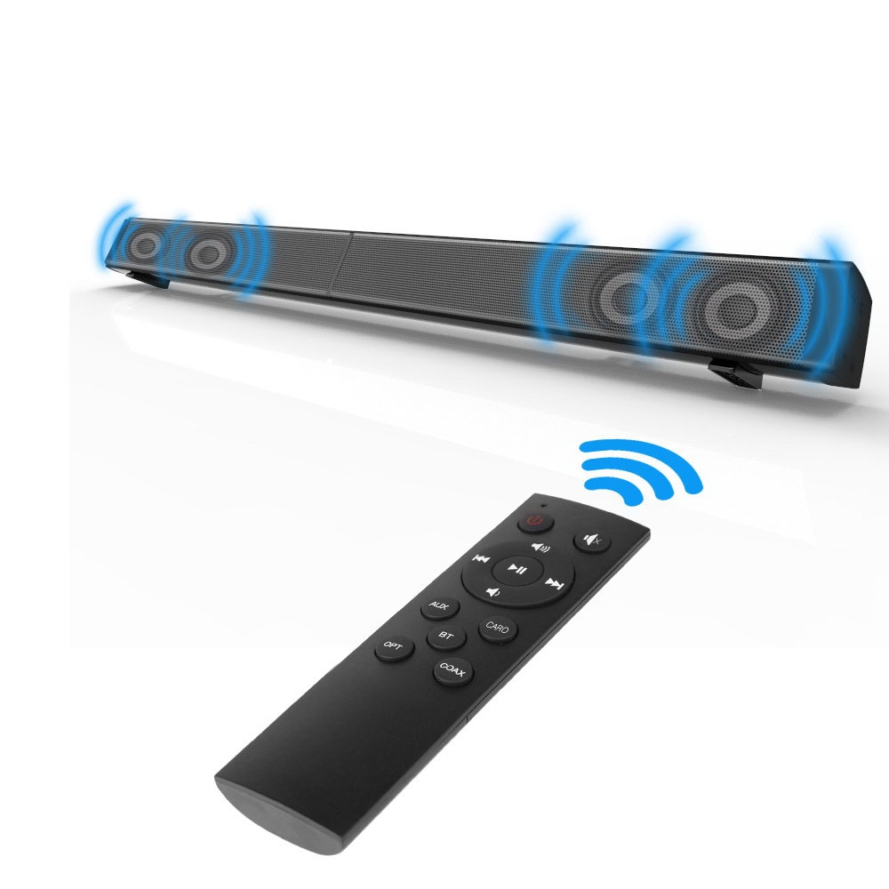 Soundbar LP-09 Home Theater Bluetooth Wireless Sound Bar Speaker with Remote Control. 