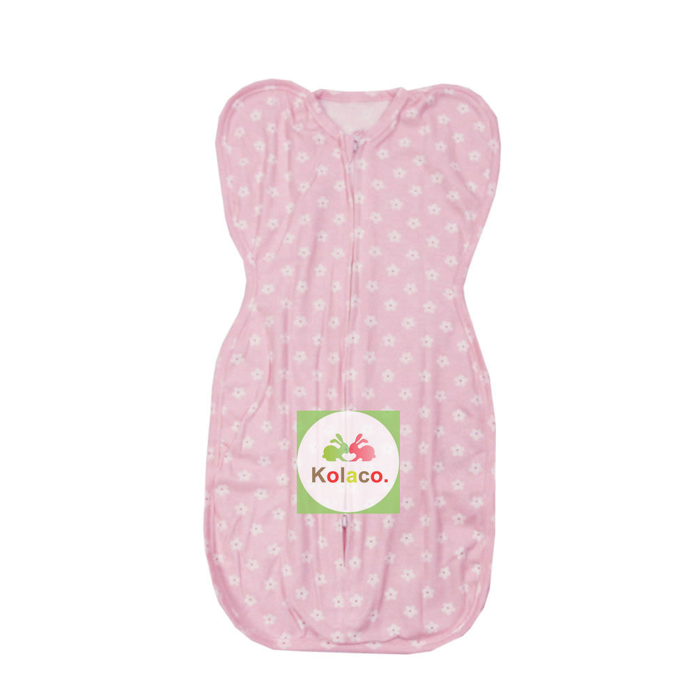 KOLACO Cotton Sleeping Bag Newborn Swaddle Blanket Butterfly Blanket Baby Towel Anti-Kick Quilt