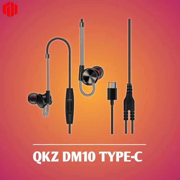 QKZ DM10 Type C Magnetic In Ear Earphone Official