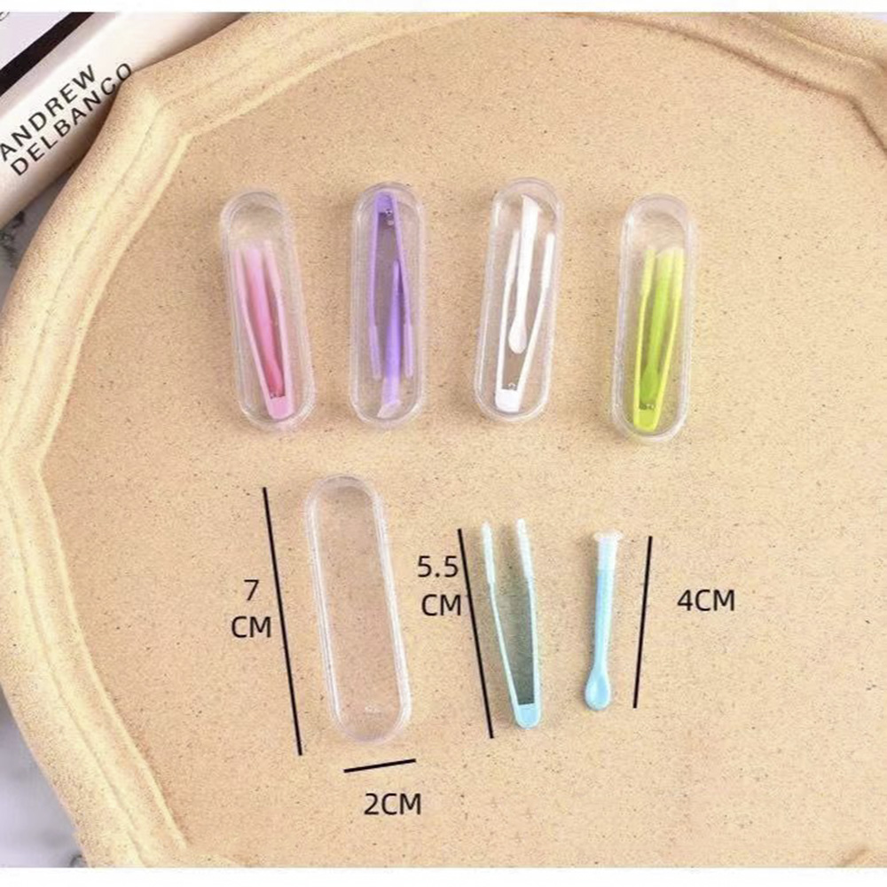 DUOXIU 1 Set Contact Lenses Wearing Tool Contact Lenses Inserter with Lens Tweezers and Suction Stick Clamps Tool Fast Shiping. 