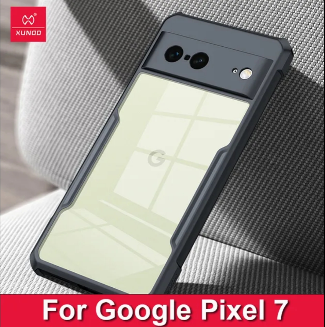 Xundd Case For Google Pixel 7 Case Shockproof Transparent Bumper Back Phone Cover. 