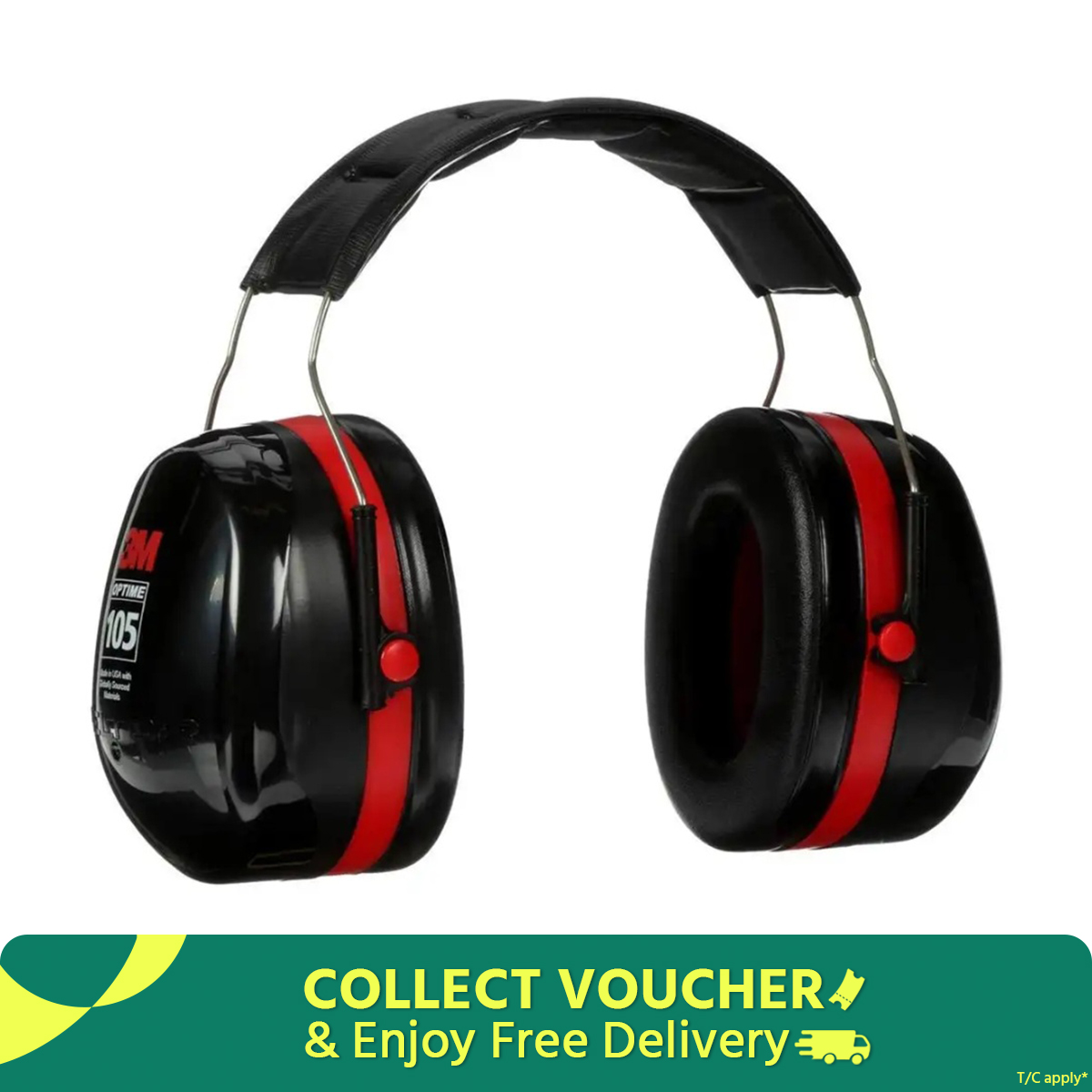 3M Optime 105 Earmuff sound reduction