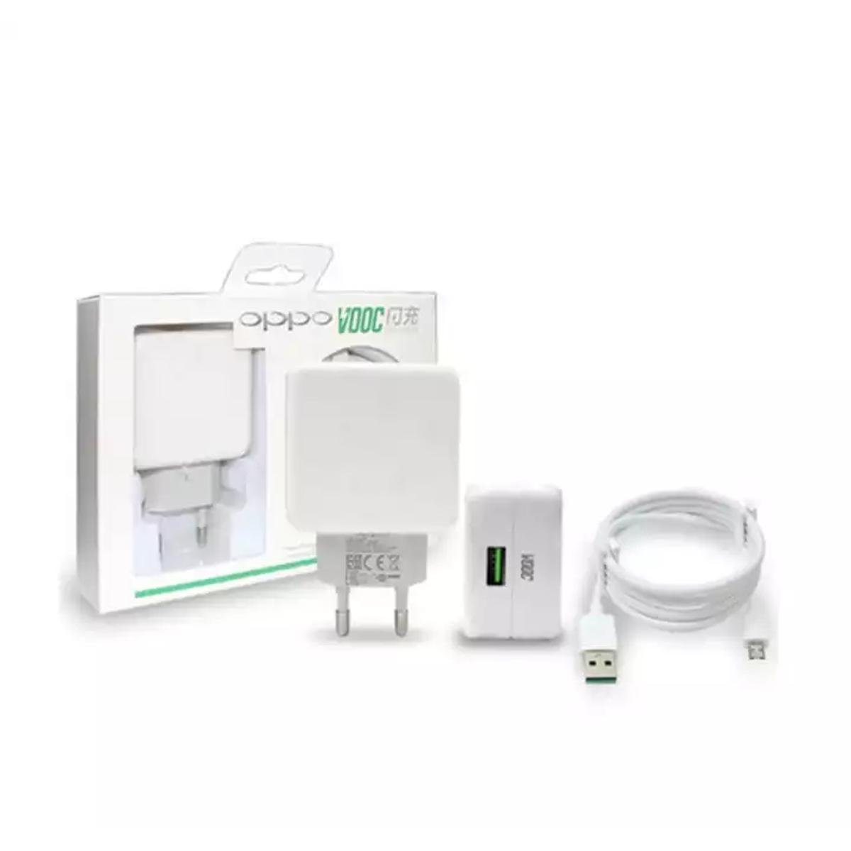 Oppo Super VOOC Charger For F3, F3 Plus F1s F1 F5 F7 F9 F11 F11 Pro Fast Charging with Micro USB Cable