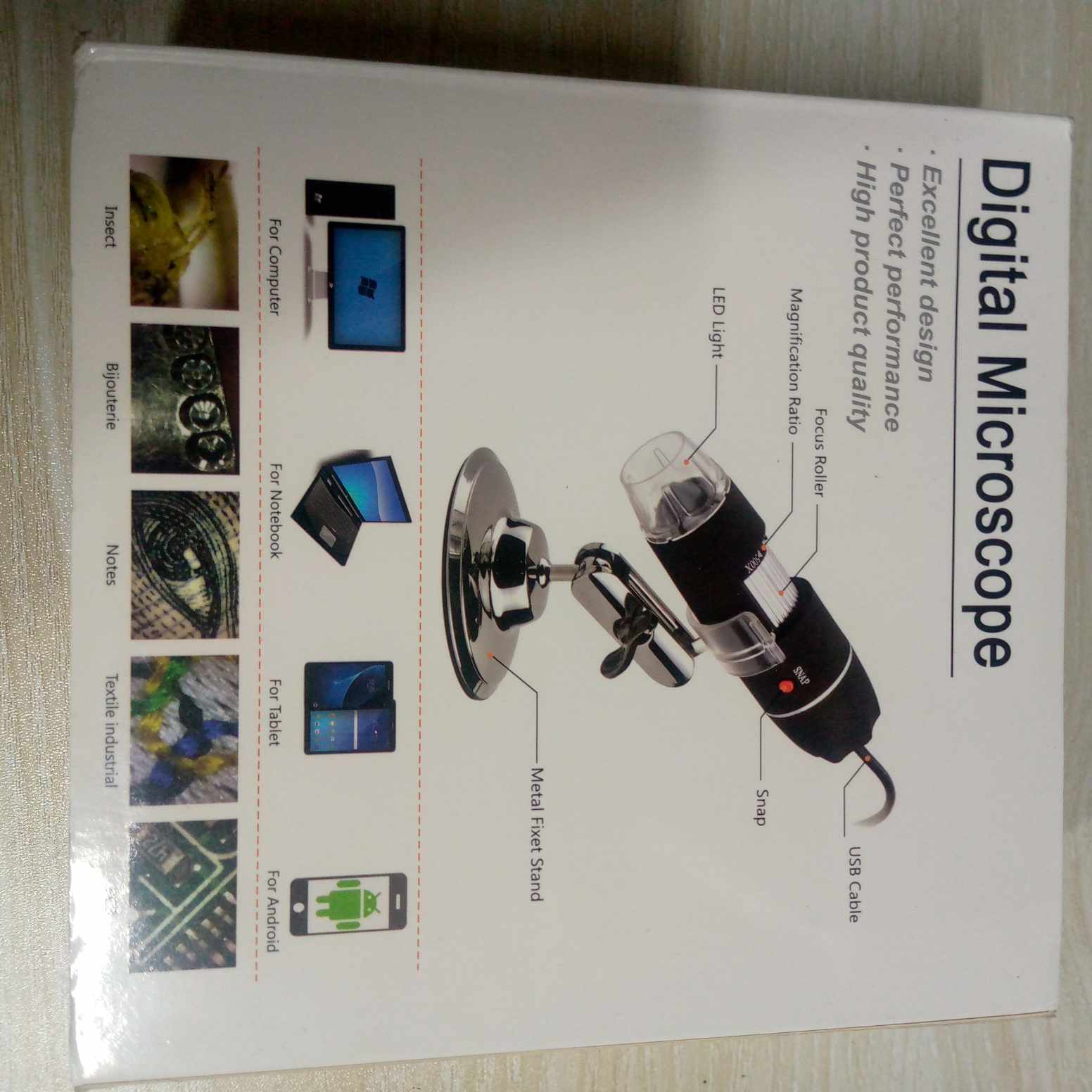 1600x Digital Microscope Endoscope 0x-1600x Adjustable USB Camera 2MP 8 LED Magnifier Electronics Magnification With Stand. 
