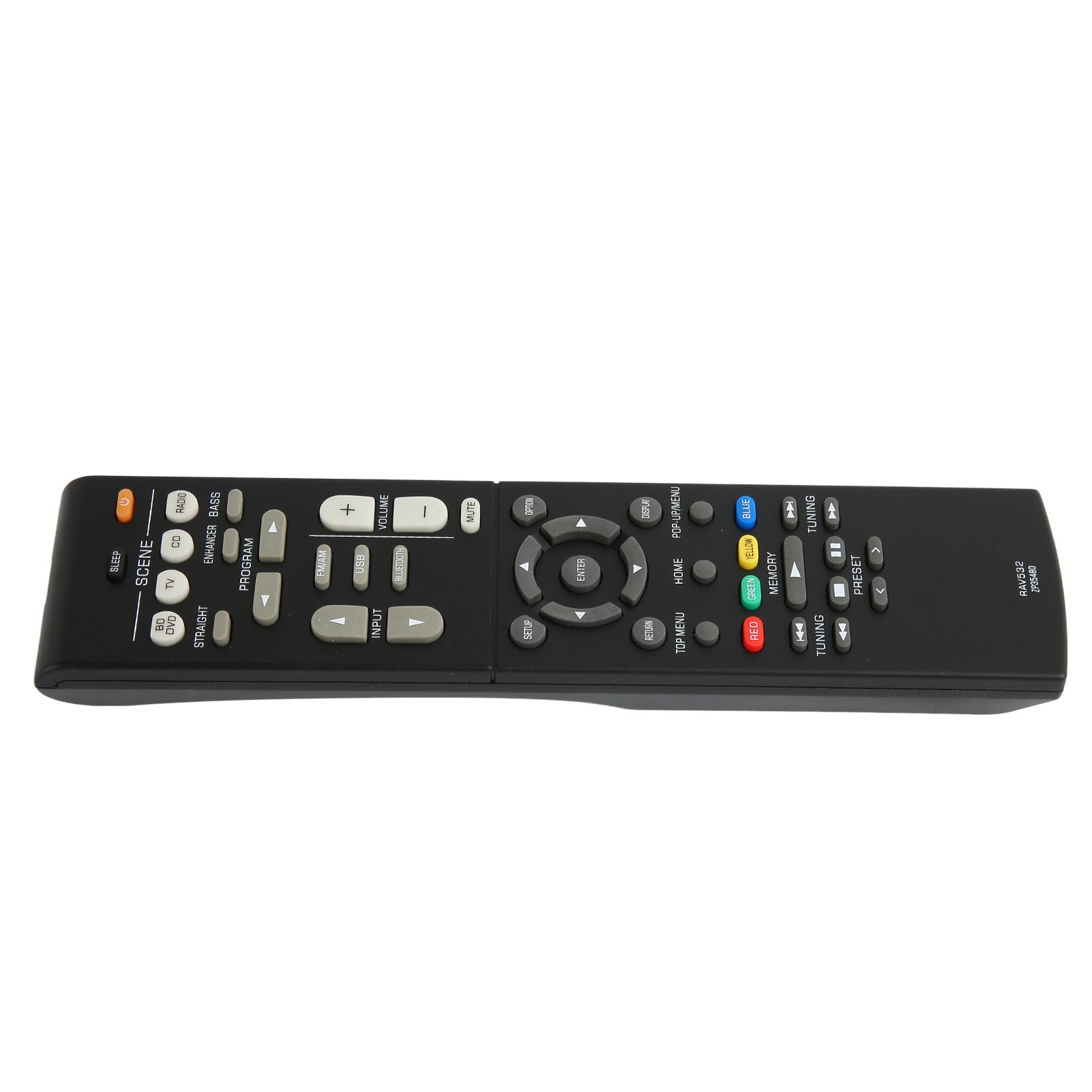 RAV532 ZP35480 Replacement Remote Control Compatible for RX V383 R383BL V379 HTR 3068 RXV383 Receiver. 