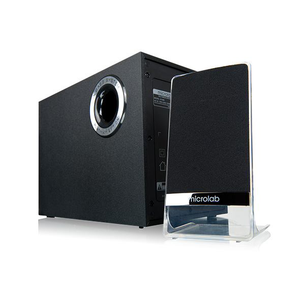 Microlab M200BT 2.1 Bluetooth Platinum Edition Multimedia Speaker. 