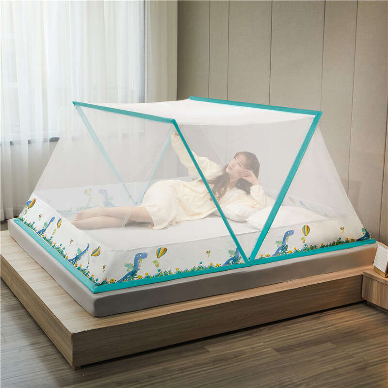 Internet celebrity foldable bottomless net, portable baby mosquito cover, student dormitories, single person storage, no installation. 