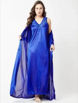 blue nighty dress